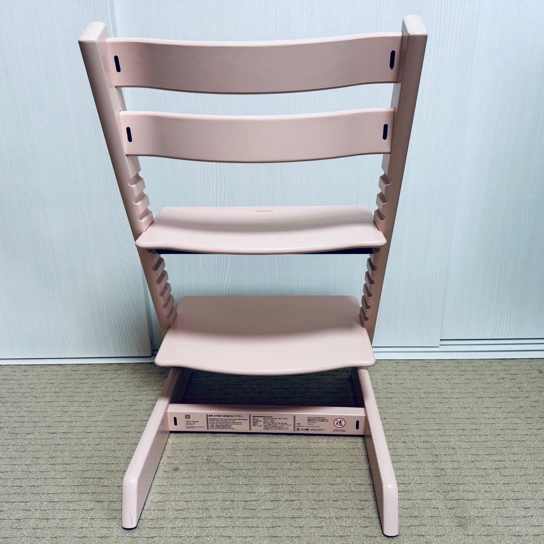 ✨12/16までの限定価格✨ 美品 ストッケ トリップトラップ ピンク S/N6