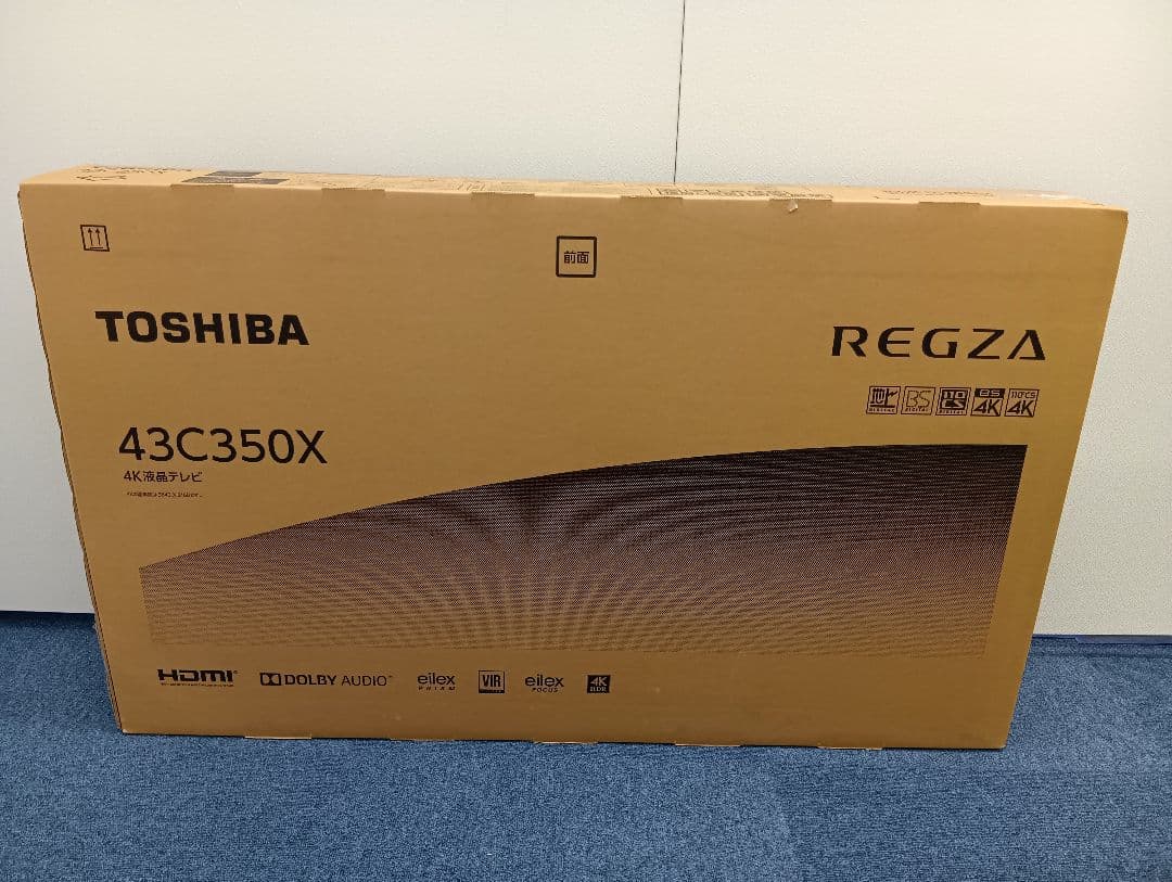 【未開封品】 REGZA 4K液晶テレビ 43C350X TOSHIBA