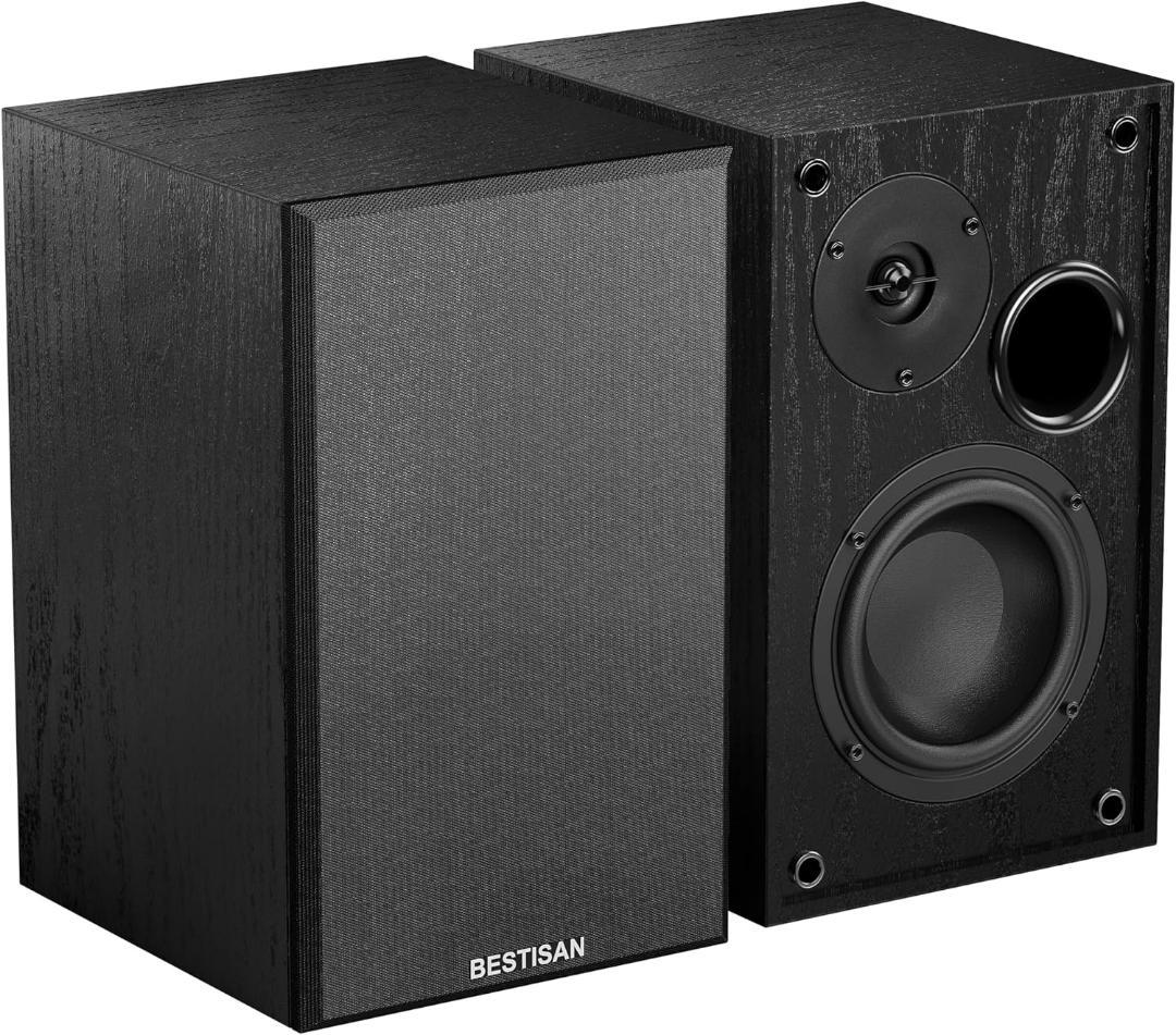 Bluetooth対応 2.0ch 最大50W出力 ブックシェルフスピーカー