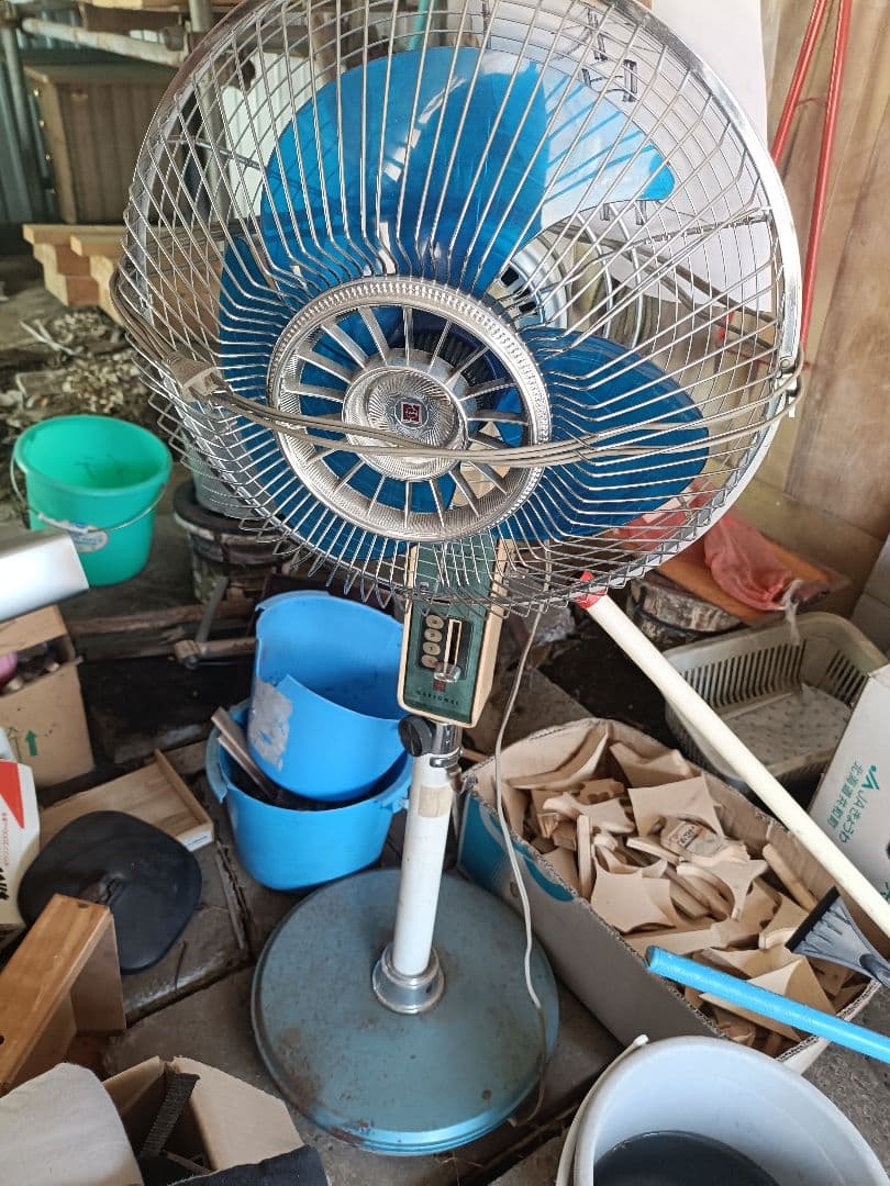 National扇風機F-30VB動作確認済昭和レトロ アンティークレトロ扇風機