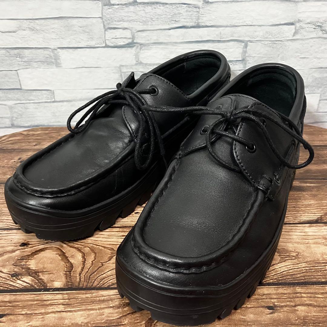 【26.0cm】ZARA ザラ ビブラム ソール 厚底 チロリアン シューズ