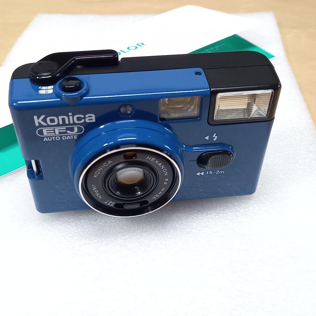 【稀少カラー】Konica EFJ AUTO DATE ブルー　動作品