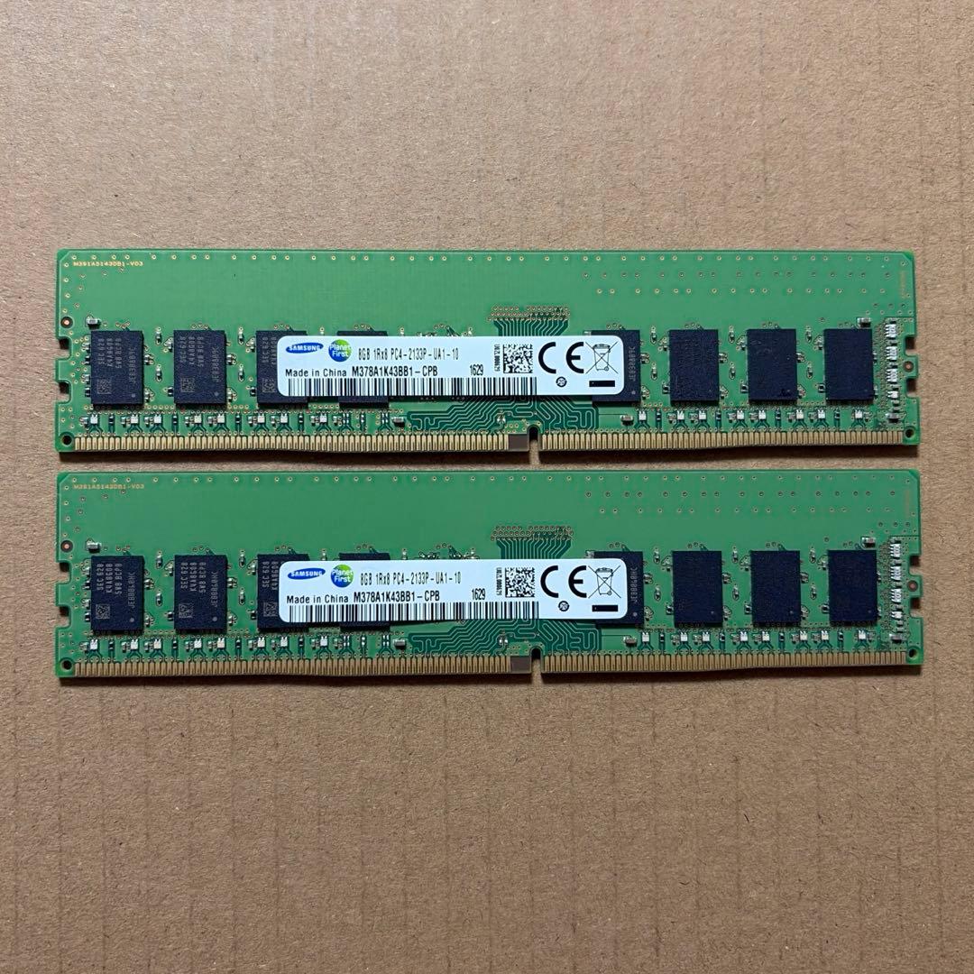 [26] デスクトップ PC メモリ8GBx2(16GB) DDR4 2133