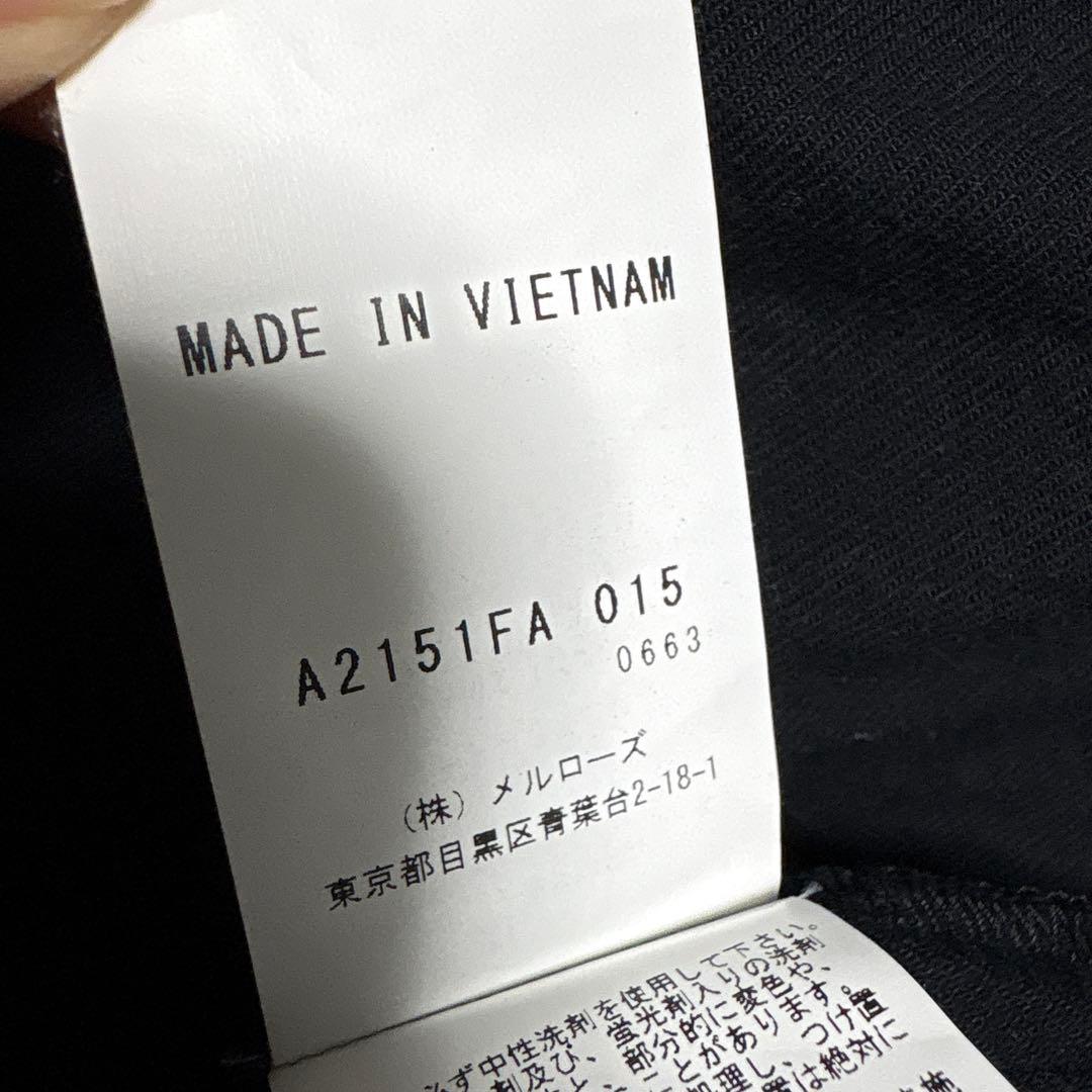 ピンクハウス 黒 フランネルジャンパースカート