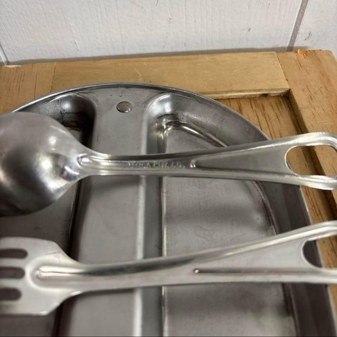 米軍　実物　1982年　メスキットパン　カトラリーセット　送料無料　③