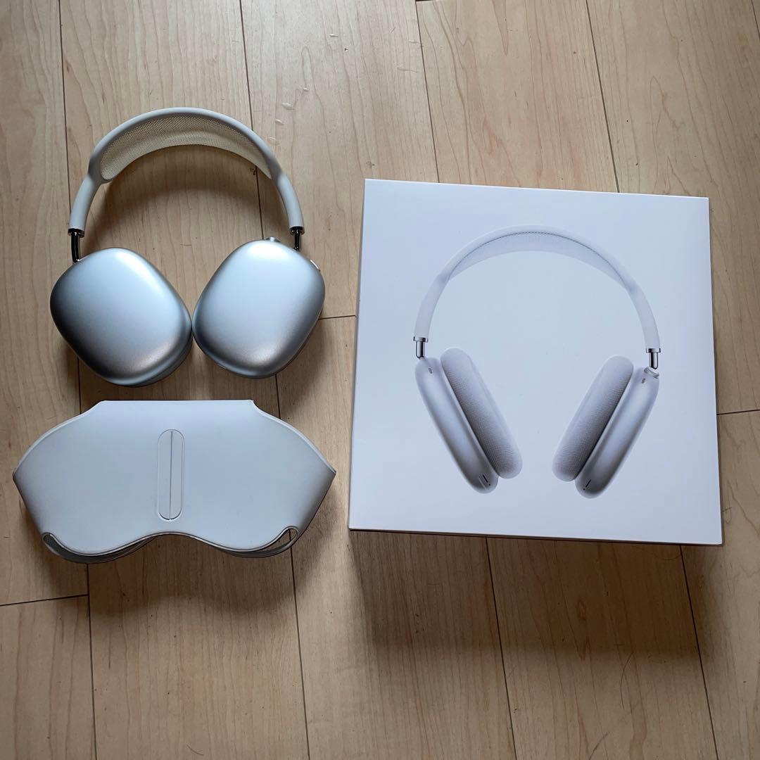 u*4様 AirPods Max シルバー 本体と付属品