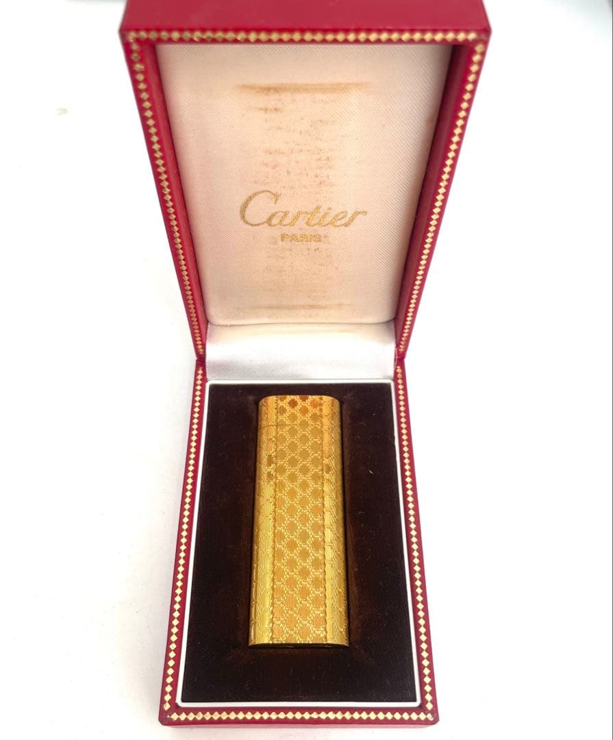 カルティエ ライター　ゴールド　メンズ