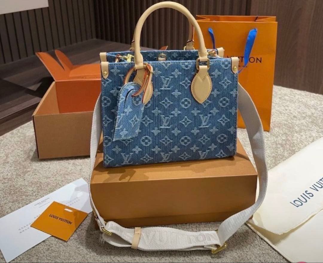 デニム　ハンドバック　ショルダーバック　ノベルティ