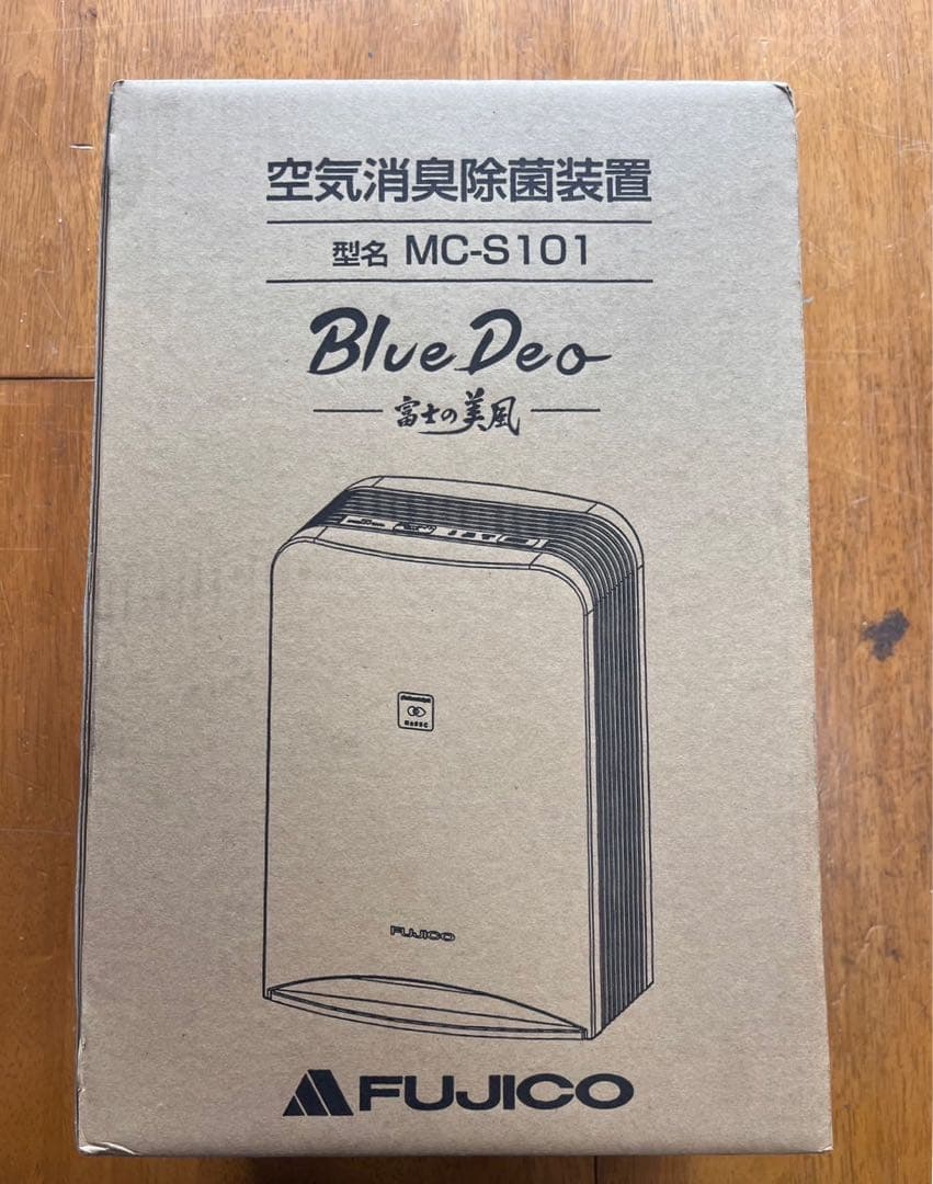 新品未使用 FUJICO ブルーデオ MC-S101 空気清浄機