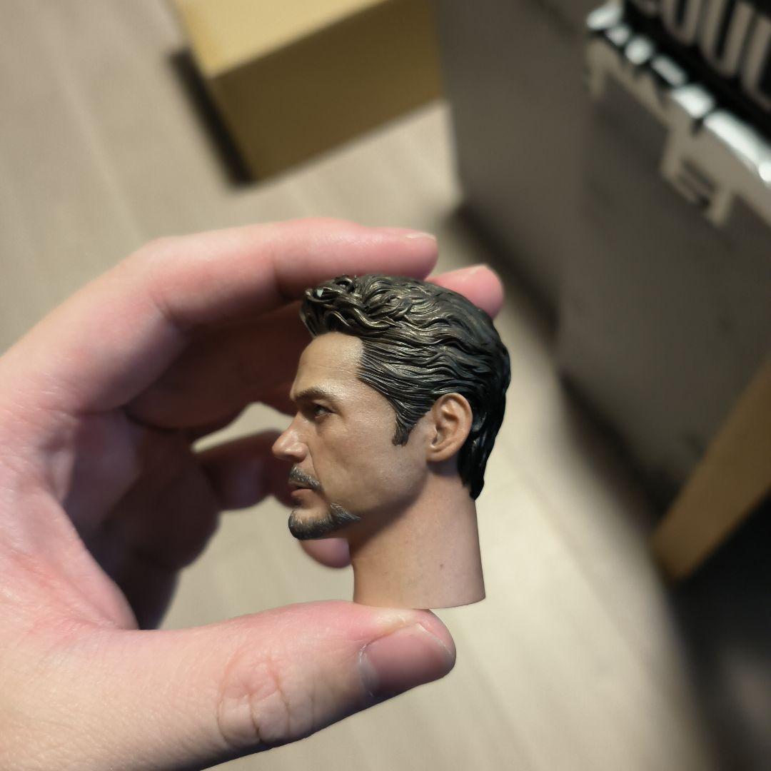 トニー・スターク フィギュアヘッド 1/6 訳あり特別価格！