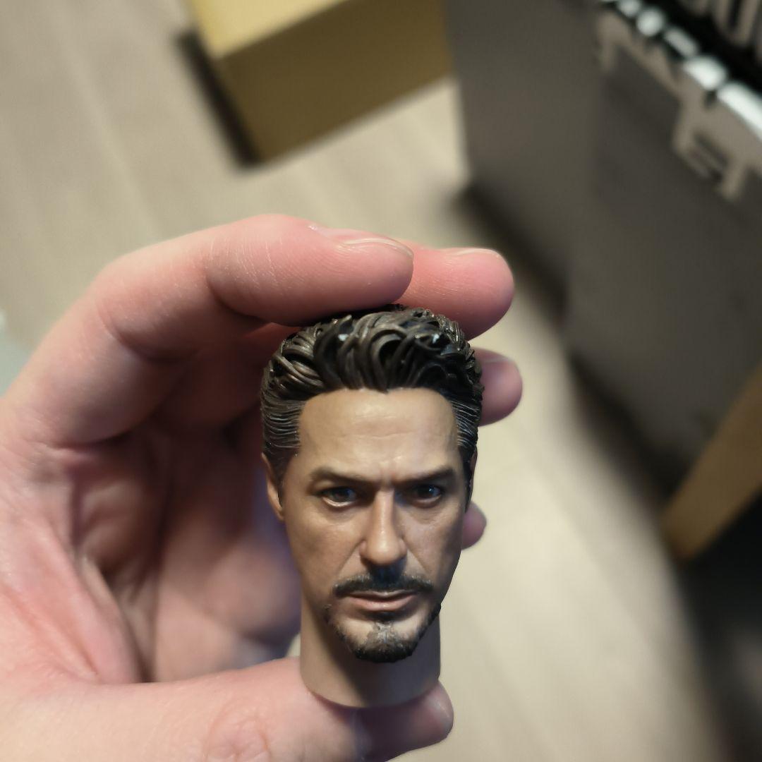 トニー・スターク フィギュアヘッド 1/6 訳あり特別価格！