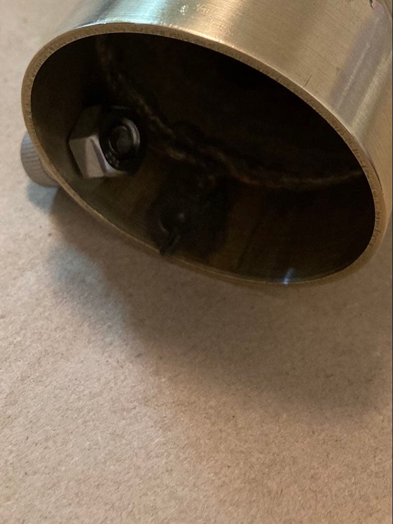 rpm管用真鍮製爆鳴きバッフル　rpm６７Racing専用真鍮サイレンサー