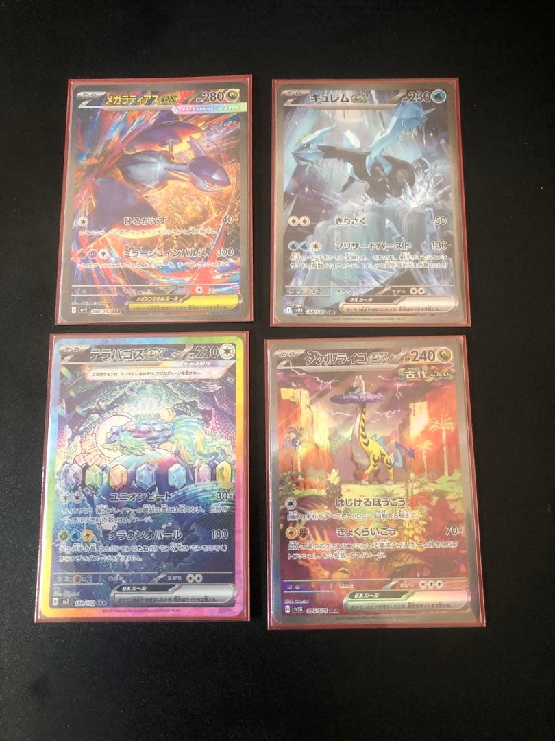 ならちゃんキュレムex メガラティアスex テラパゴスex タケルライコ