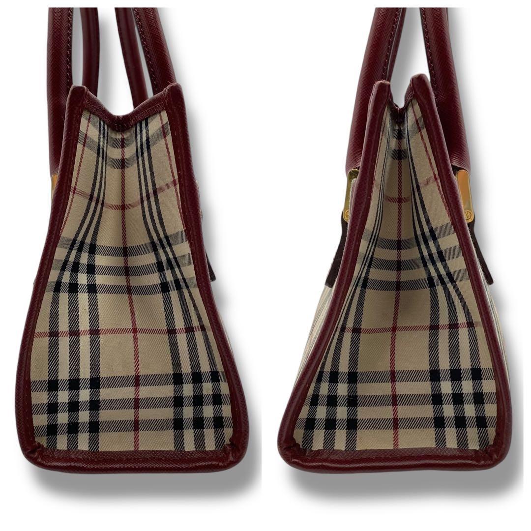 美品 BURBERRY バーバリー ノバチェック バッグ Vintage 希少