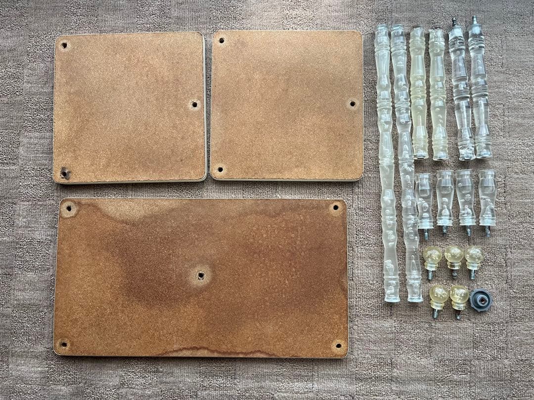 花柄 サイドテーブル 花台 飾り棚 レトロポップ 昭和レトロ