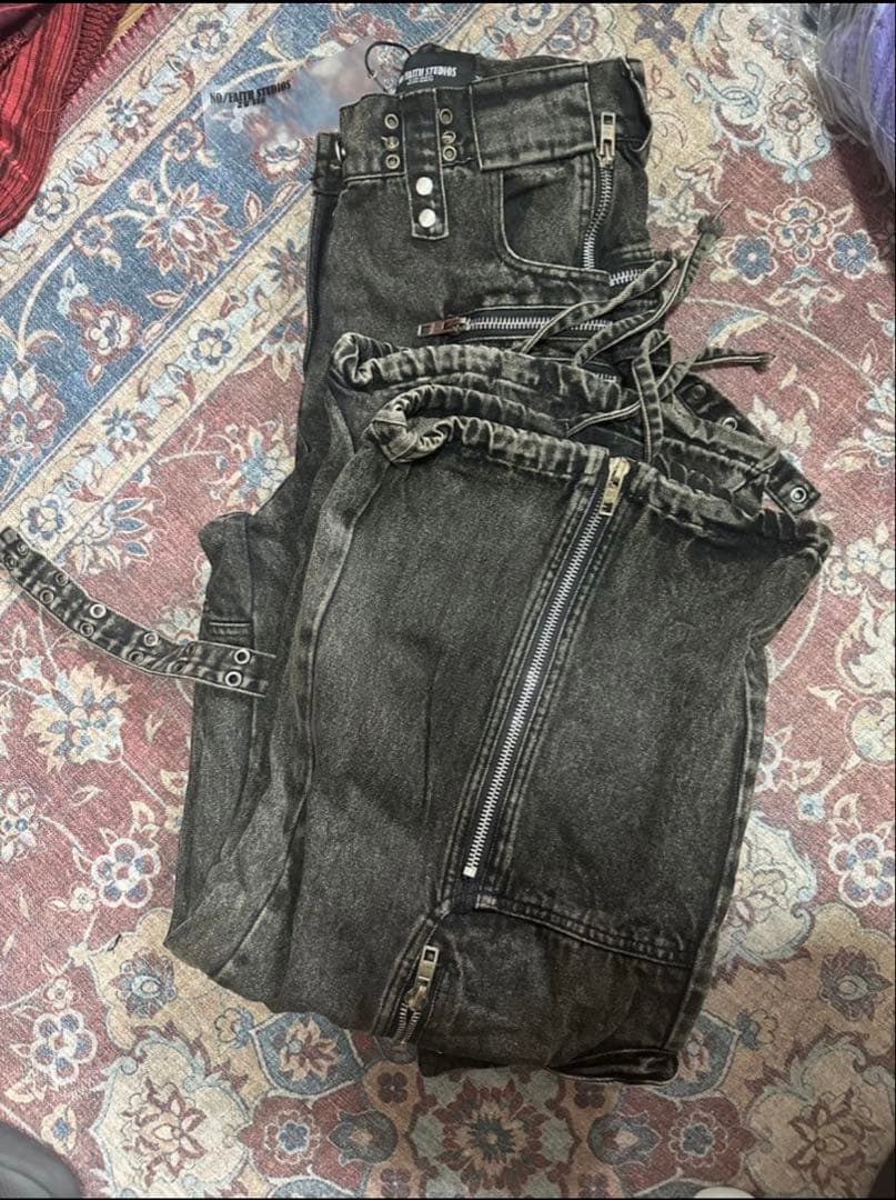 パンツ NO/FAITH STUDIOS CARGO DENIM PANTS