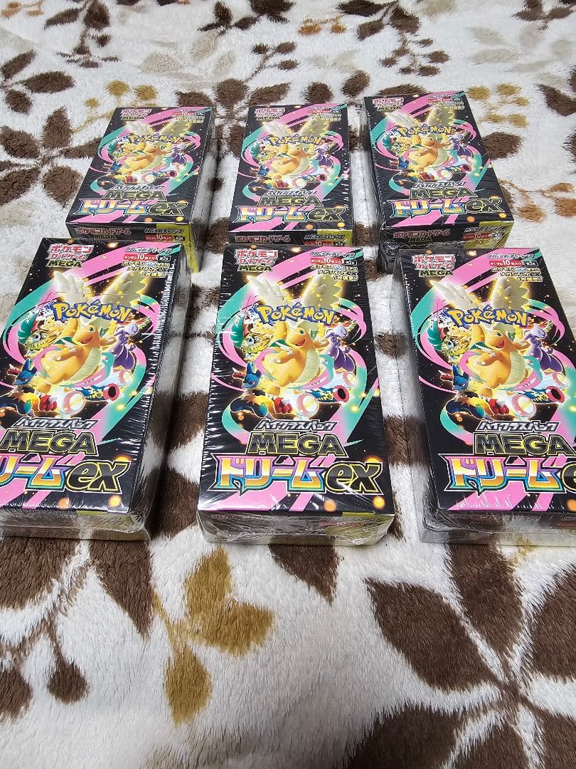 ポケモンカード 未開封シュリンク付き　　MEGAドリームEX　6BOXまとめ売り