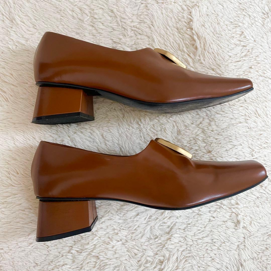 オソイ　ローファー　パンプス　MARGOT ゴールド金具