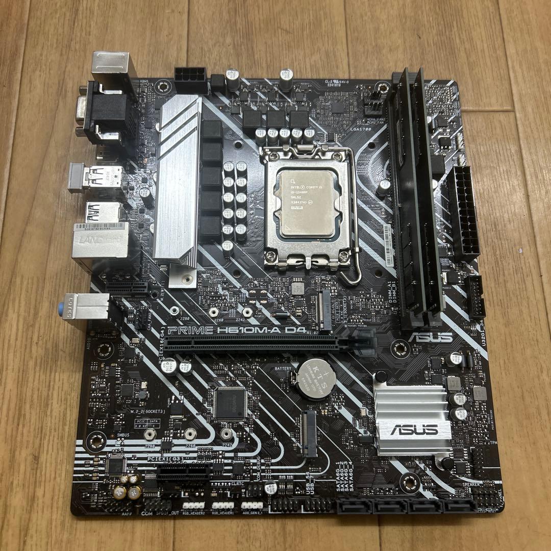 マザーボード ASUS PRIME H610M-A D4Intel Core i5-12400