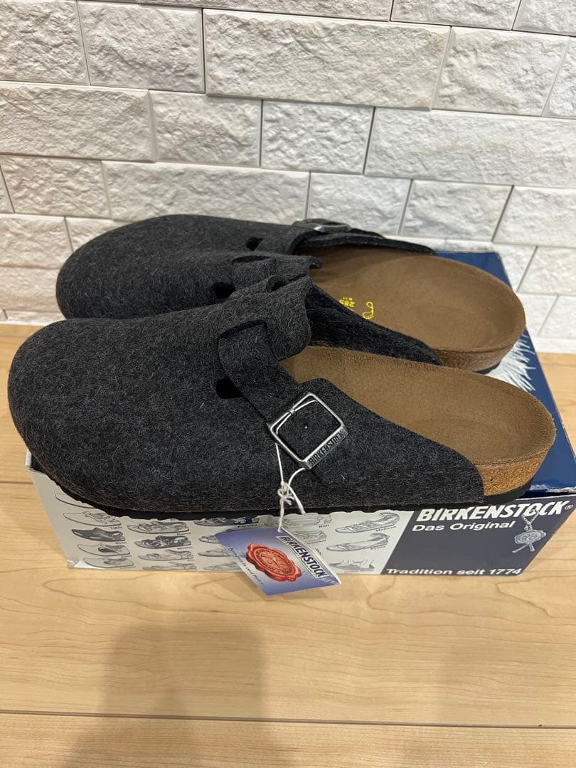 【新品】BIRKENSTOCK ボストン　ブラック　44