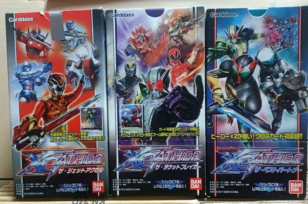 レンジャーズストライク　クロスギャザー　６BOXSET ①②③④⑤⑦未開封BOX