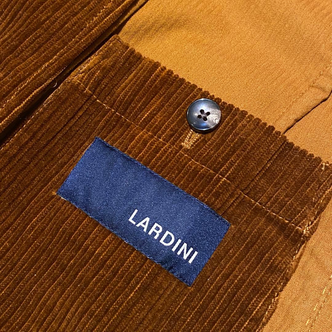 イタリア製 ラルディーニ コーデュロイ テーラードジャケット 44 ブラウン