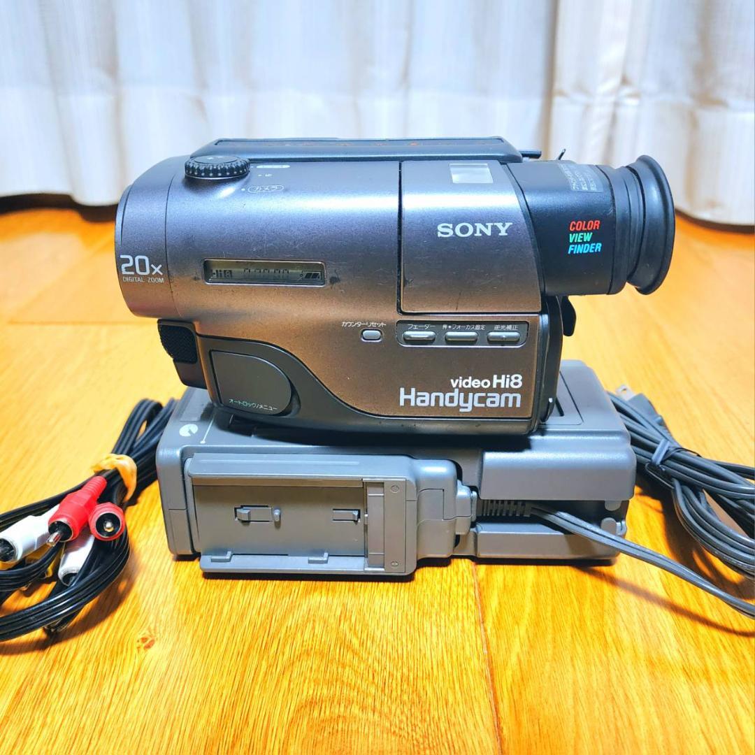 【動作確認済】SONY Hi8 高画質 8ミリ ビデオカメラ CCD-TR11