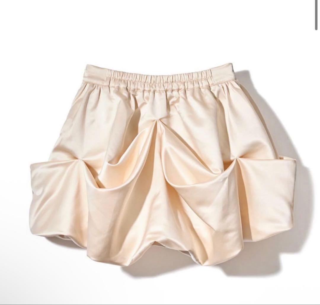 スカート NOTRE emor drape mini skirt