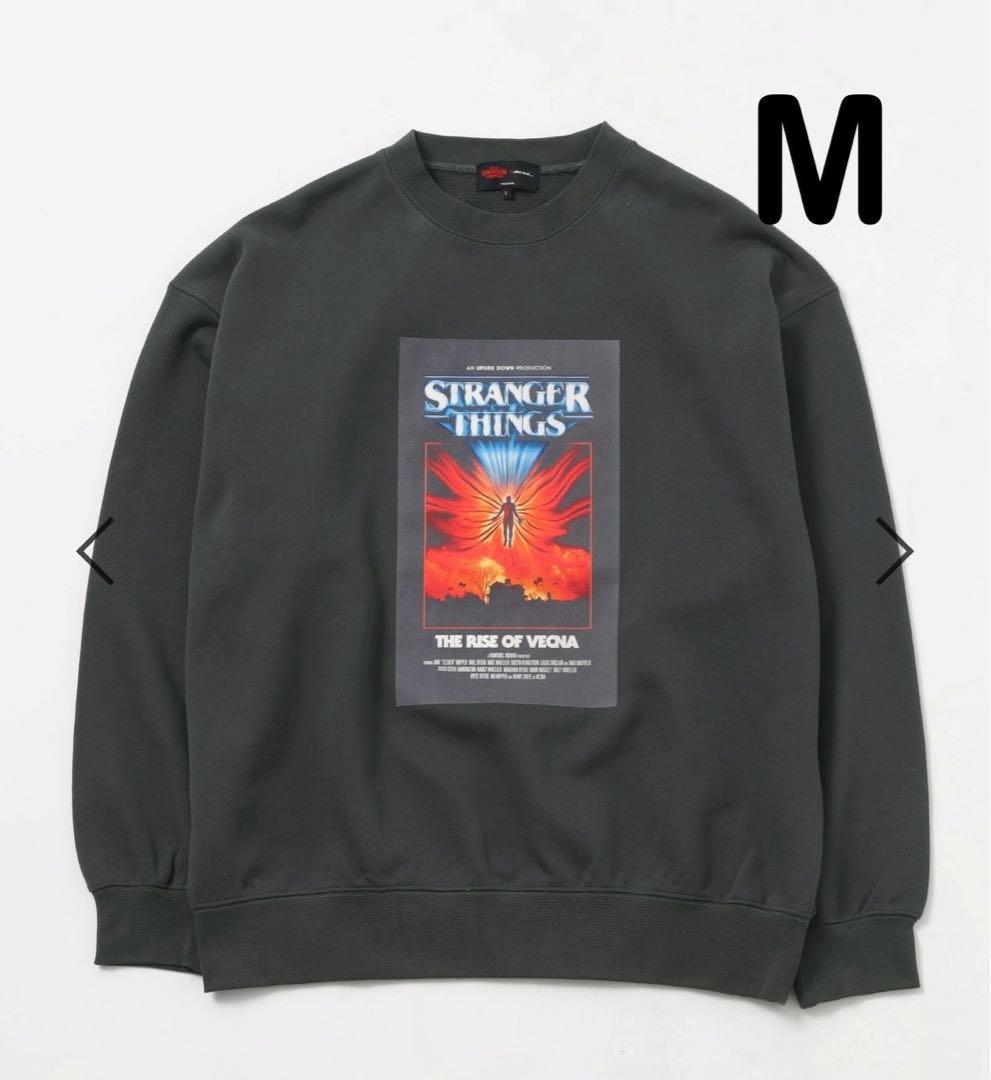 ◆新品◆ 【STRANGER THINGS】コラボプリントスウェット チャコール