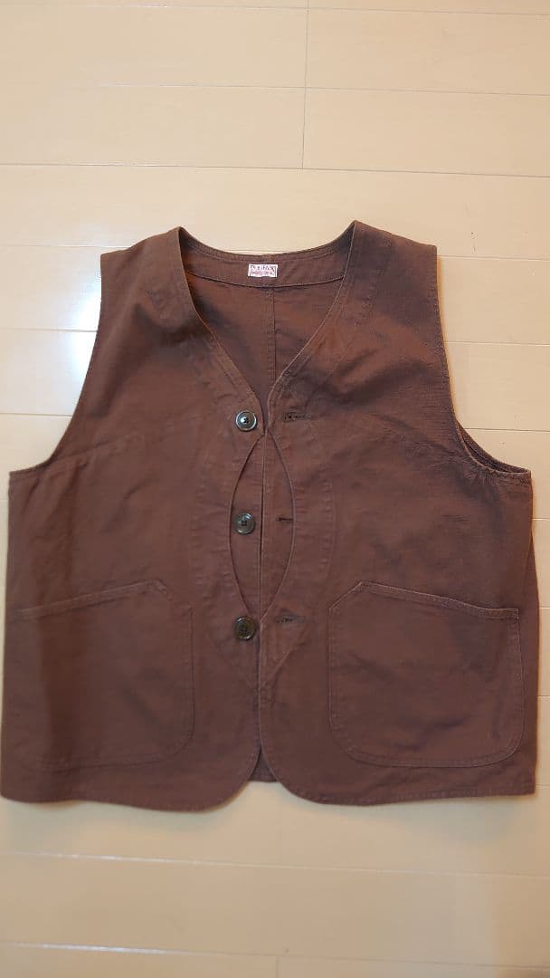 TCB jeans チョコダック ブラウン ベスト サイズ42