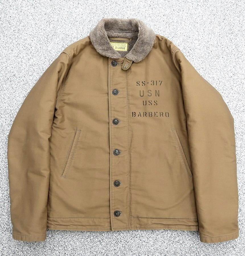 美品 XL バズリクソンズ N-1 デッキジャケット