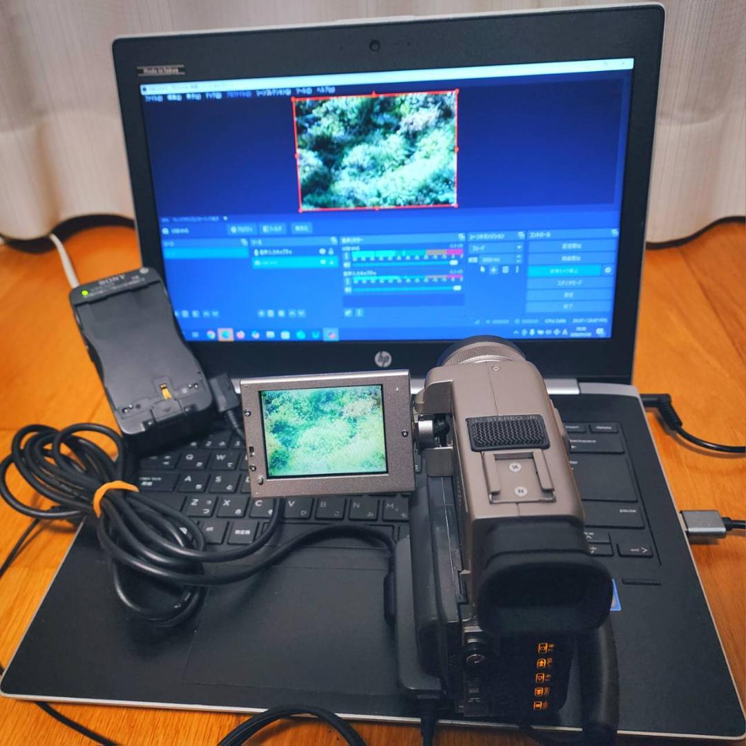 【動作確認済】高画質 SONY MiniDV ビデオカメラ DCR-PC7