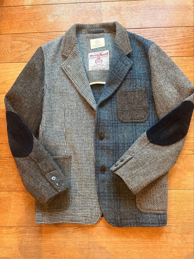 Harris Tweed ×unitedarrowsテーラードジャケット