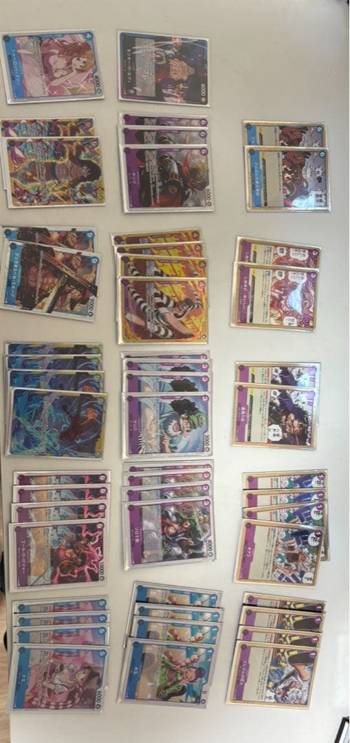 ワンピースカード　青紫ルフィ　デッキ