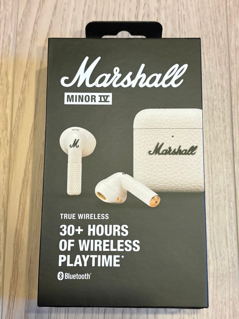 【未開封品】Marshall MINOR IV ワイヤレスイヤホン 箱付き