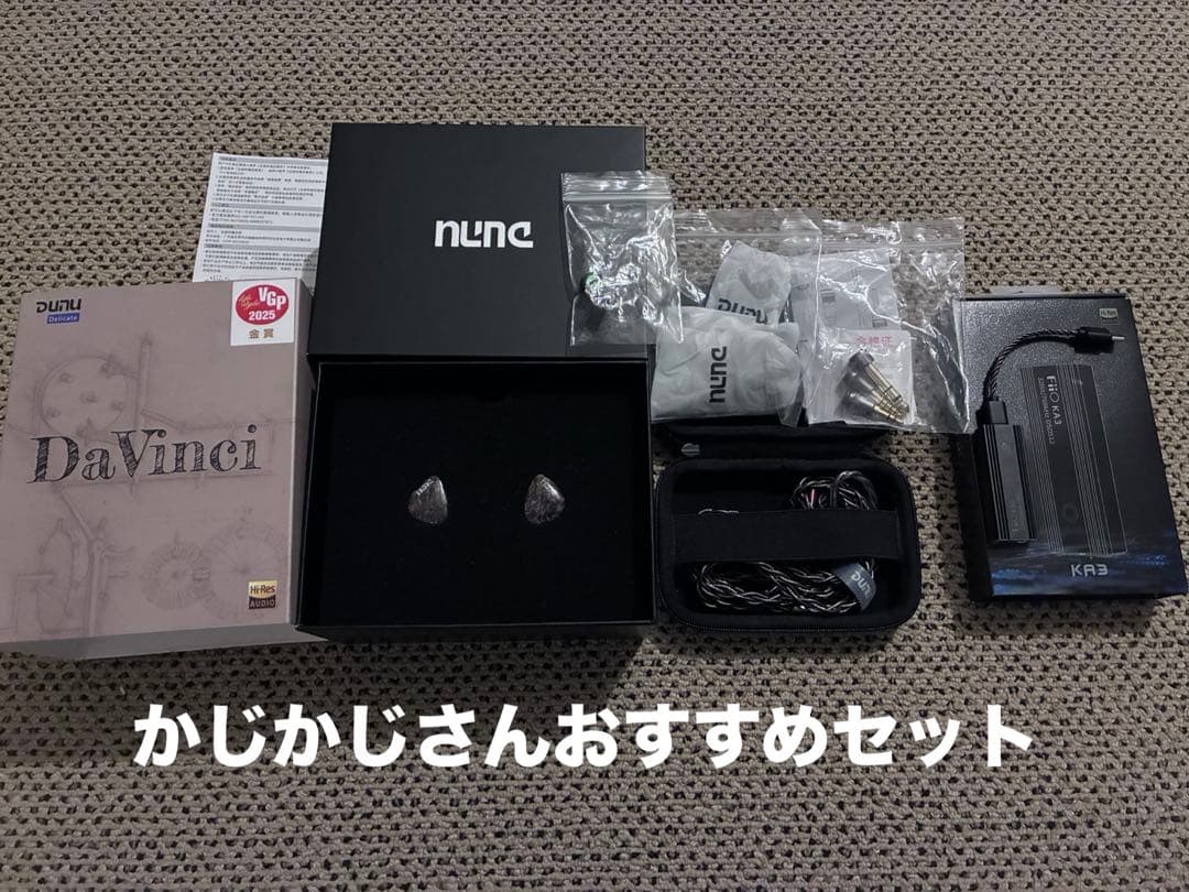 DUNU davinci+FiiO KA3+eletech baroqueセット