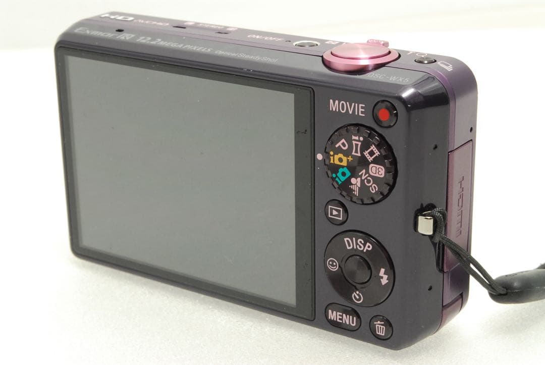 サン_SONY DSC-WX5 ❤️スマホ転送 動作確認済 パープル
