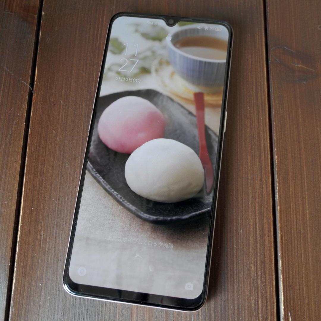 OPPO A73 オレンジ 軽量162g 箱有 SIMフリー ケーブル 充電器有