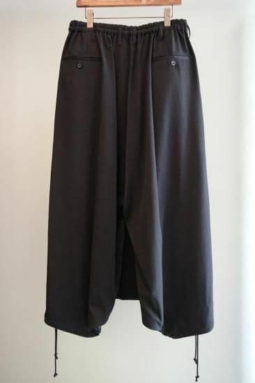 ヨウジヤマモト プールオム ウール 股下釦スカートサルエルパンツ