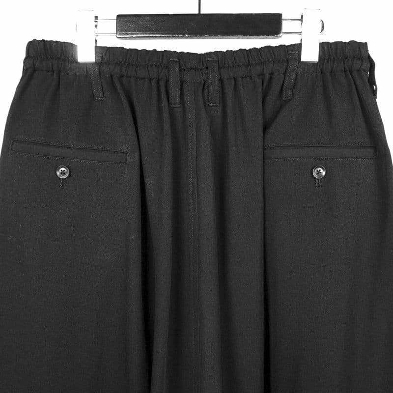 ヨウジヤマモト プールオム ウール 股下釦スカートサルエルパンツ