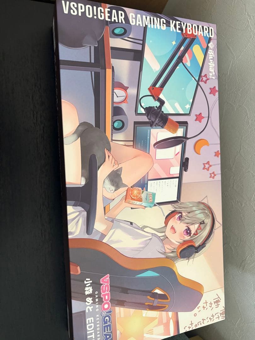 ゲーミングキーボード 小森めと VSPO! GEAR