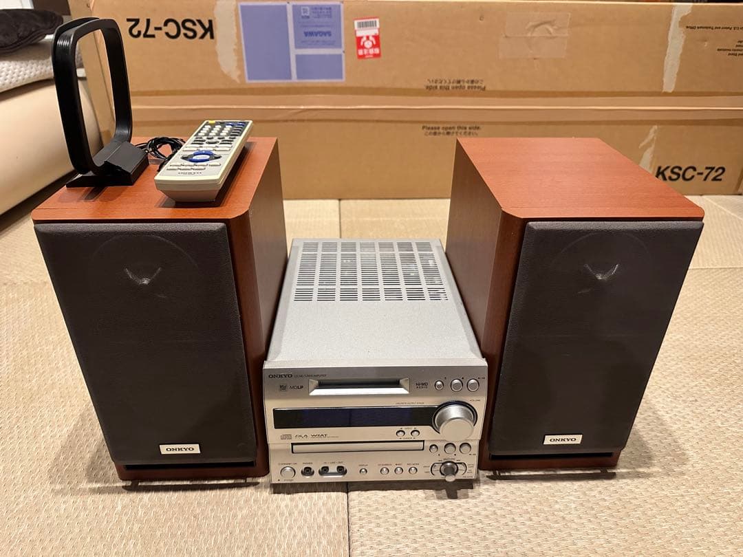 ONKYO CDチューナーアンプ スピーカーセット⭐︎FR-N7X⭐︎中古送料無料
