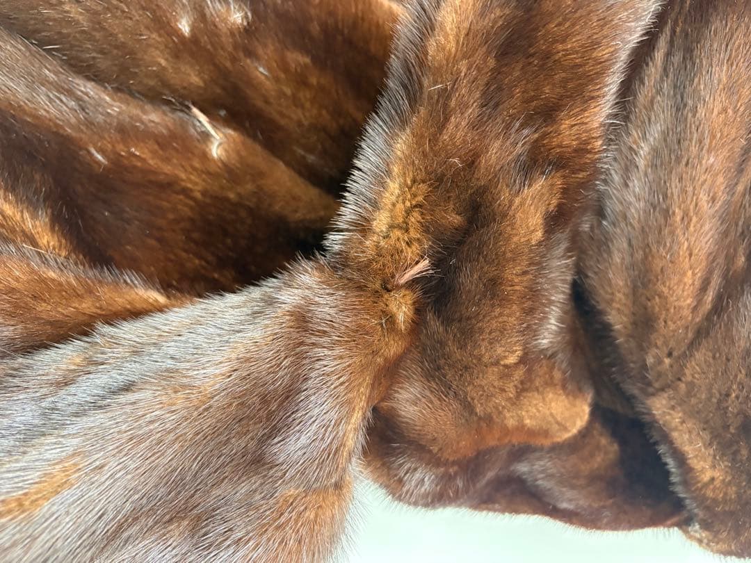 EMBA ミンク コート 毛皮 ブラウン 高級毛皮