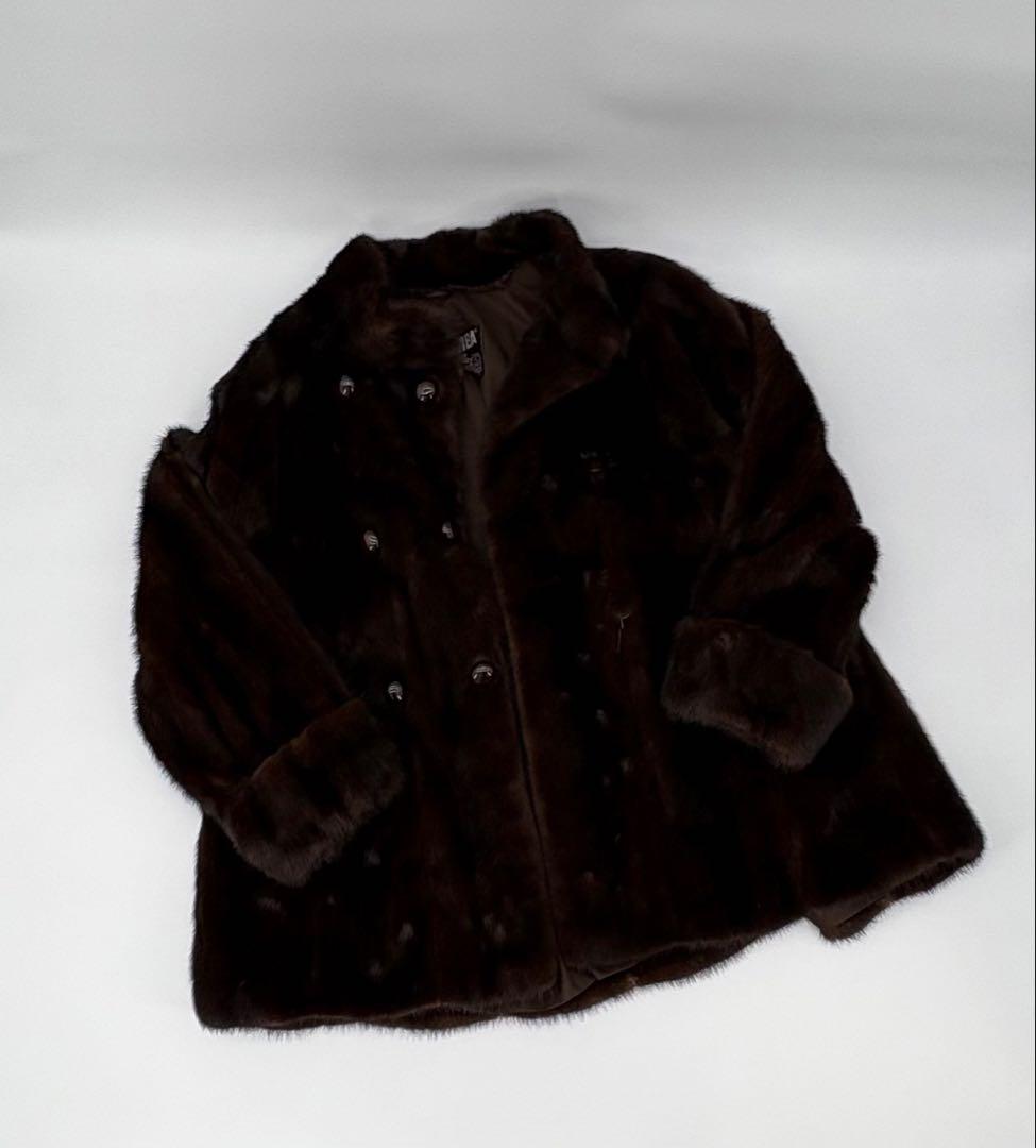 EMBA ミンク コート 毛皮 ブラウン 高級毛皮
