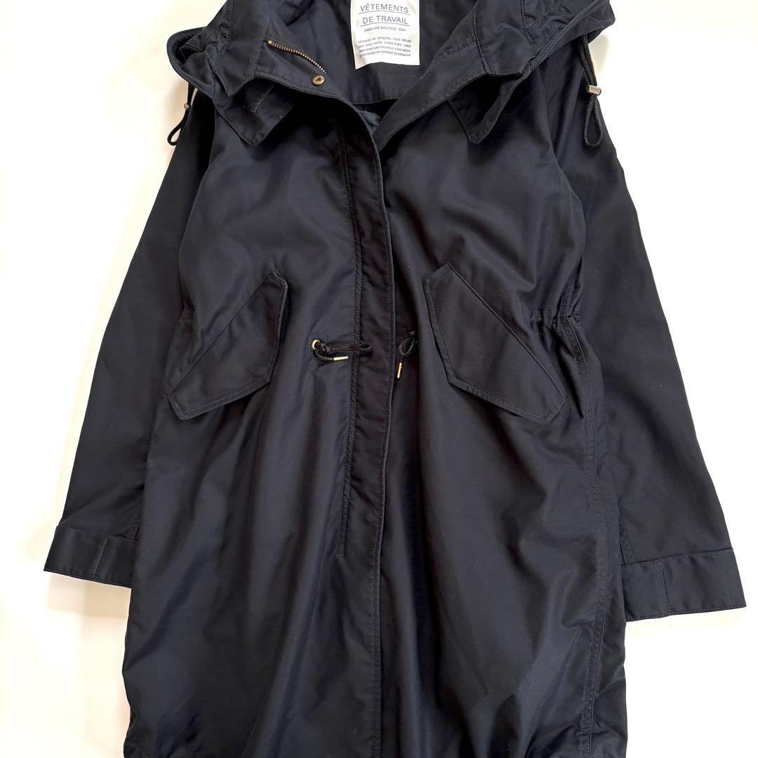 イエナ IENA C/TN テールモッズコート マウンテンパーカー ネイビー