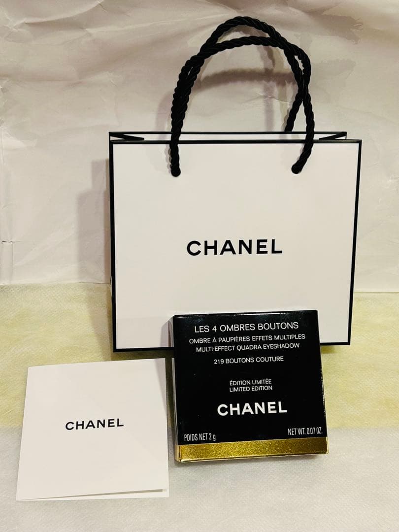 シャネル　キャトルオンブル　219 ブトンクチュール　新品未使用　ショッパー
