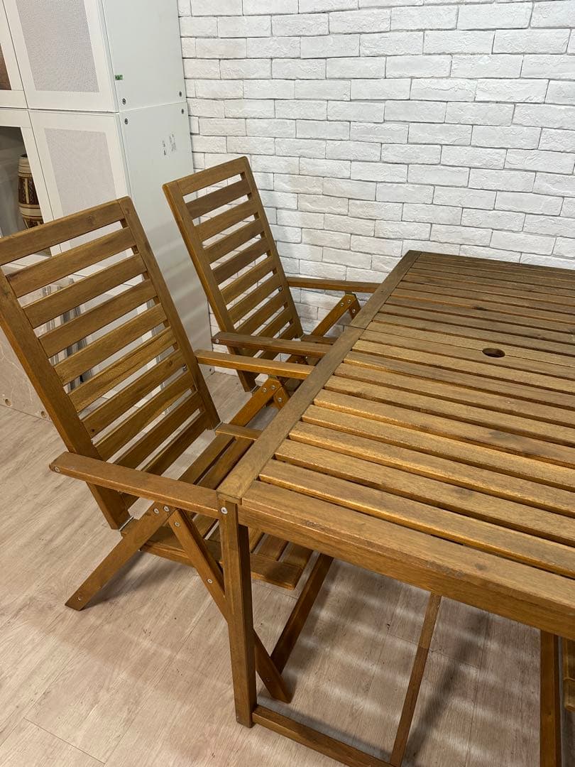 【東京都内23区配送無料】イケア　ガーデン　テーブル　チェア　セット　庭　テラス