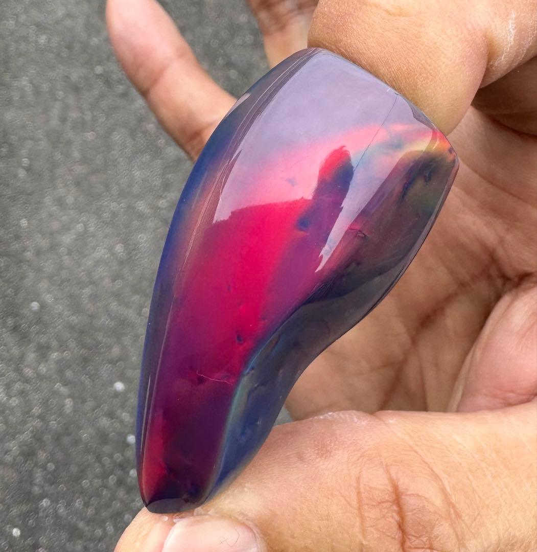 三線バチ　人工オパール製