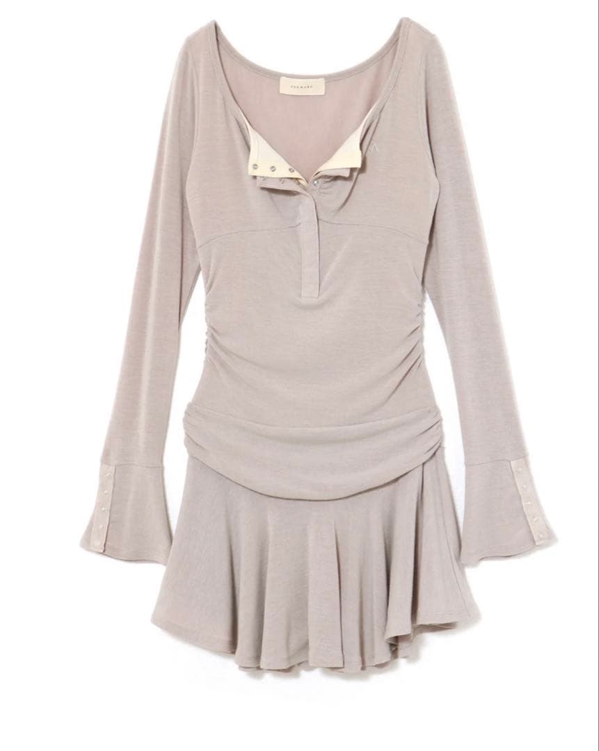 ワンピース Alro mini dress andmary pinkbeige