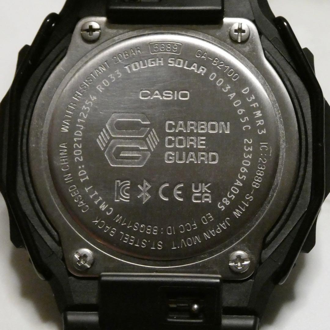 【バンパー付き】CASIO G-SHOCK GA-B2100-1A1JF